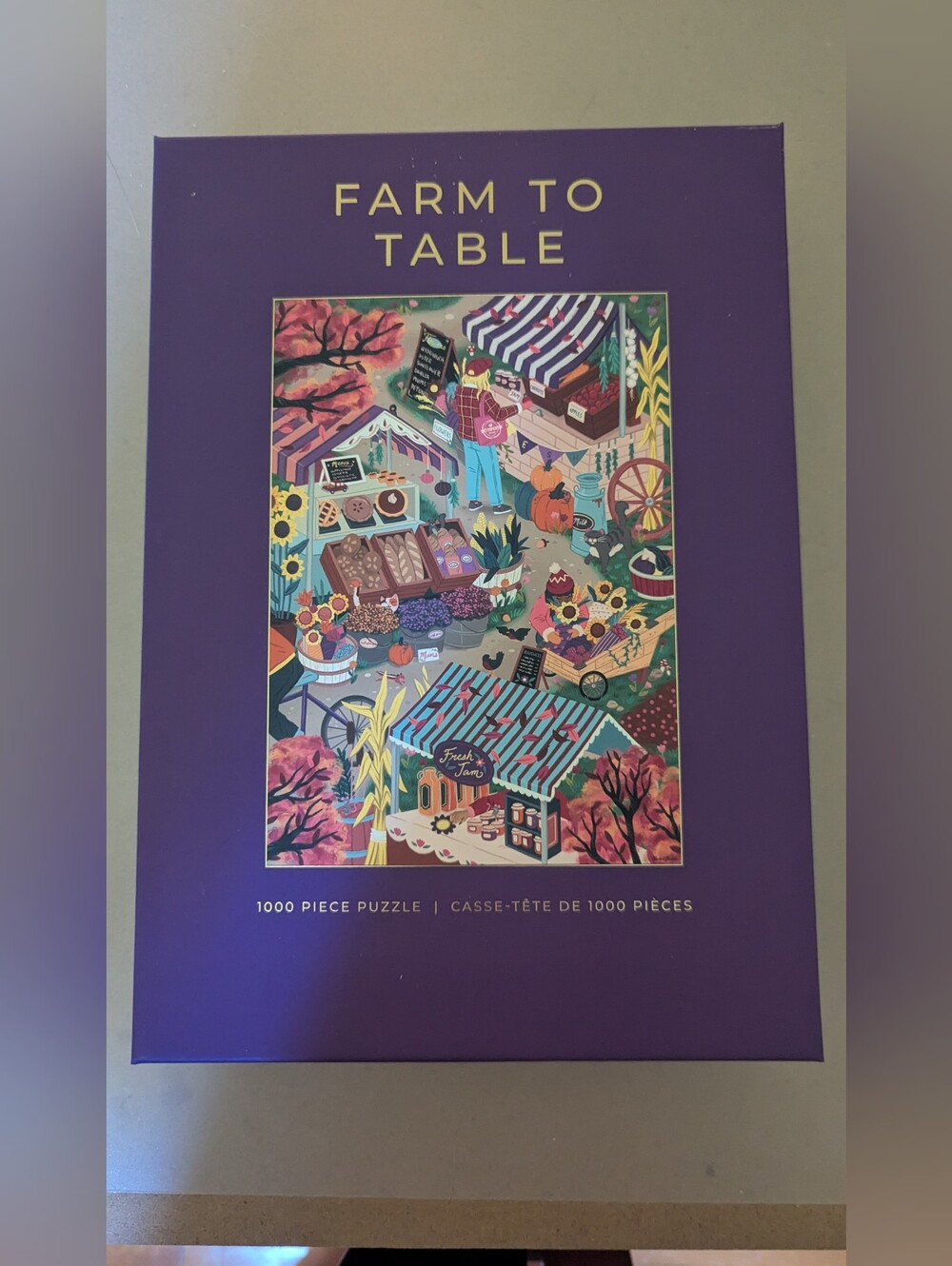 NEW - 1000 PIECE HOBBRY PUZZLE - FARM TO TABLE I'm